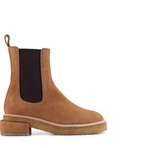 Frame Le Canon Suede Camel Chelsea Boot